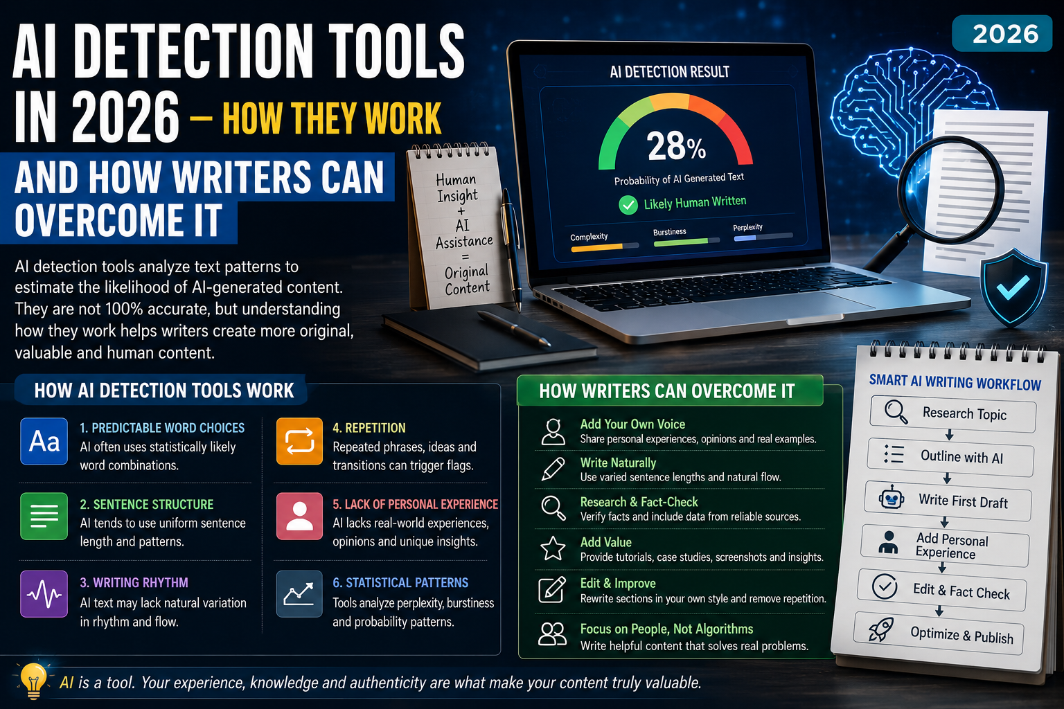 AI Detection Tools in 2026 - How They Work?