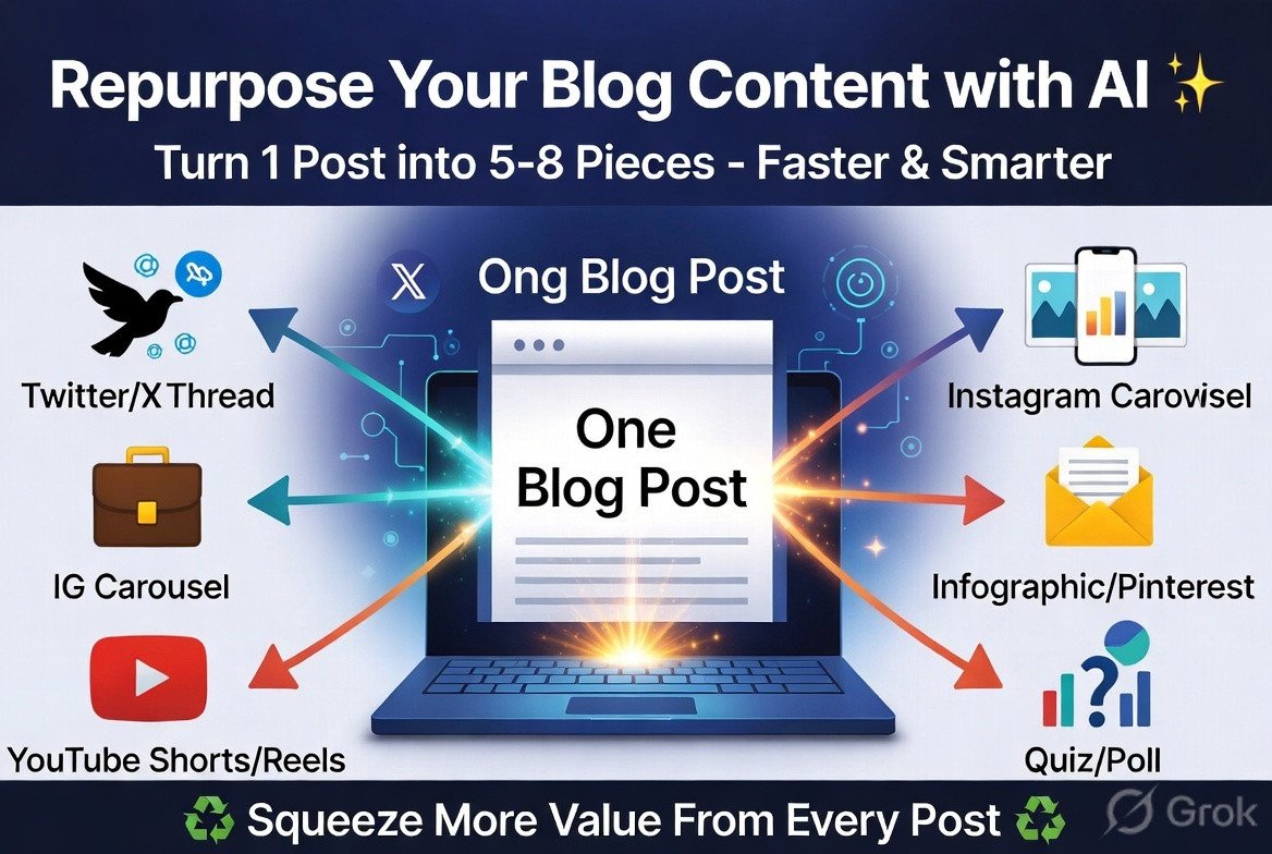 Repurposing Blog Content with AI