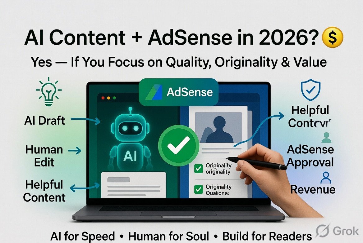 Get AdSense Approval Using AI-Generated Content in 2026