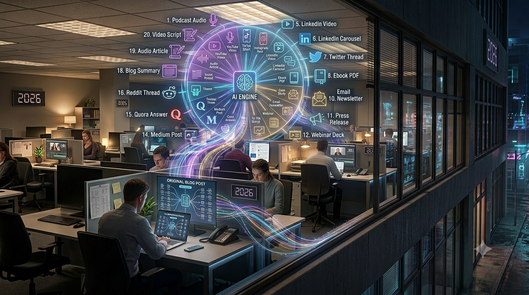 AI content repurposing